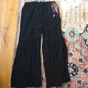 Girls cropped bell bottom pants